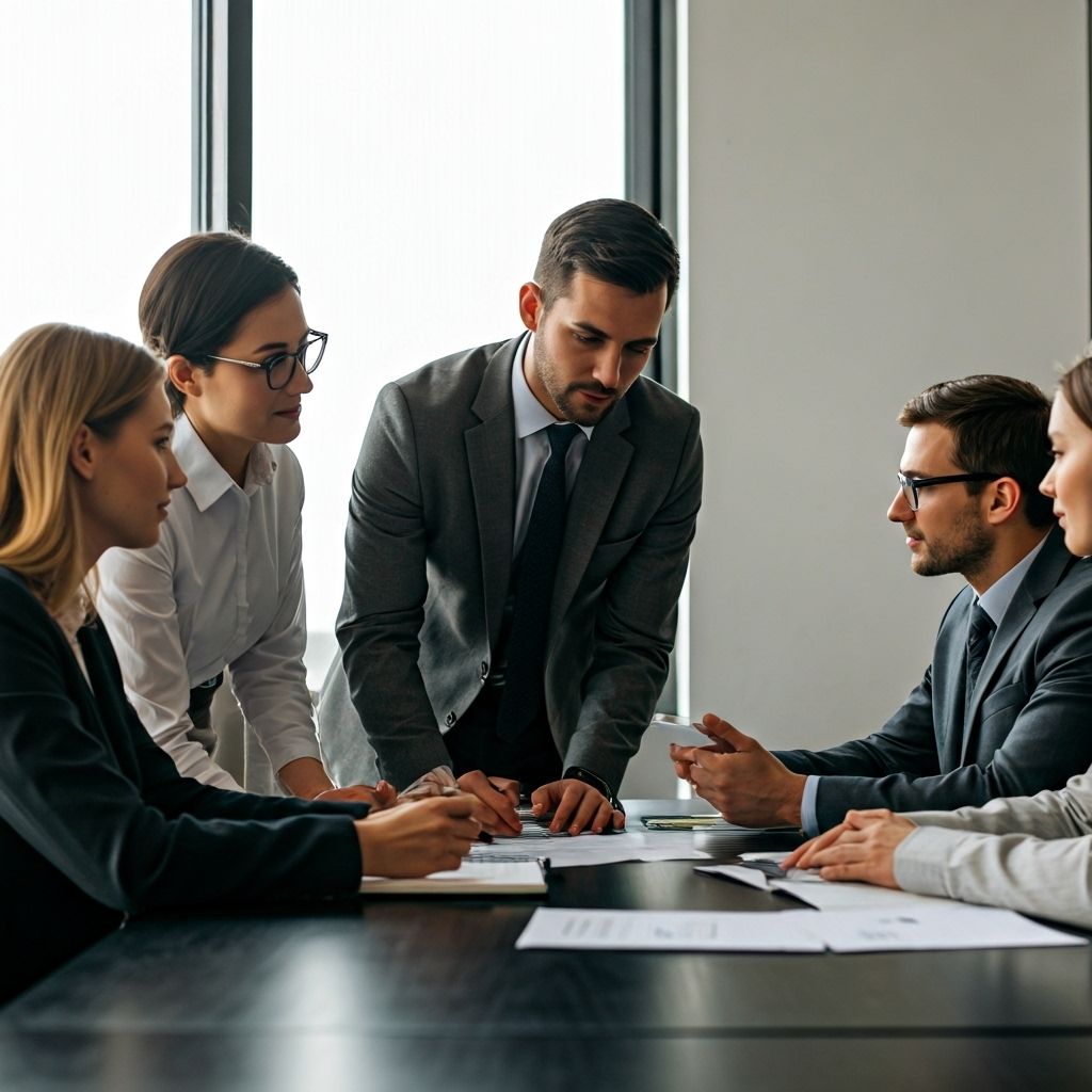 Management consulting session